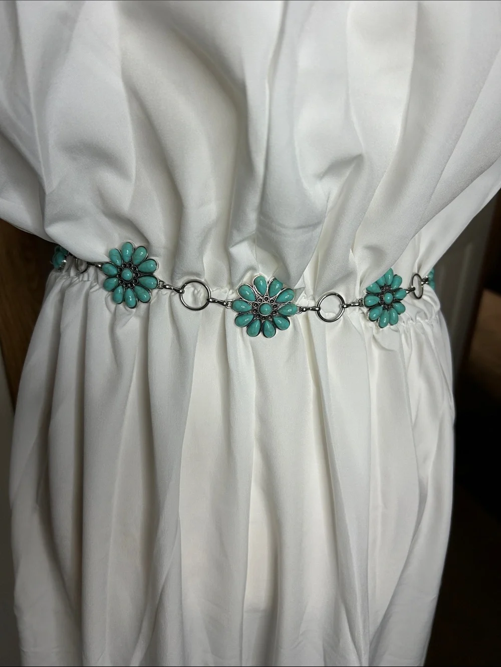 WESTERN Floral Chain Waist Belt